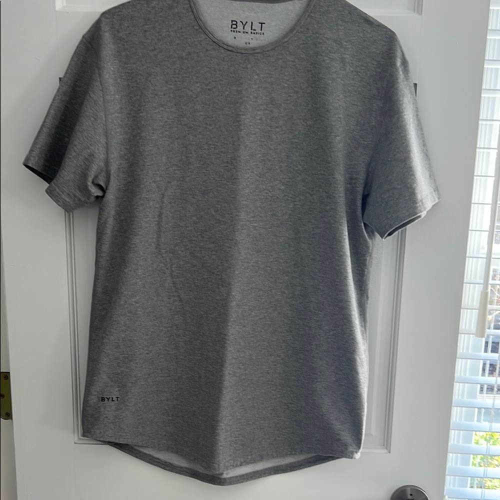 BYLT Basics Gray Short Sleeve Tee